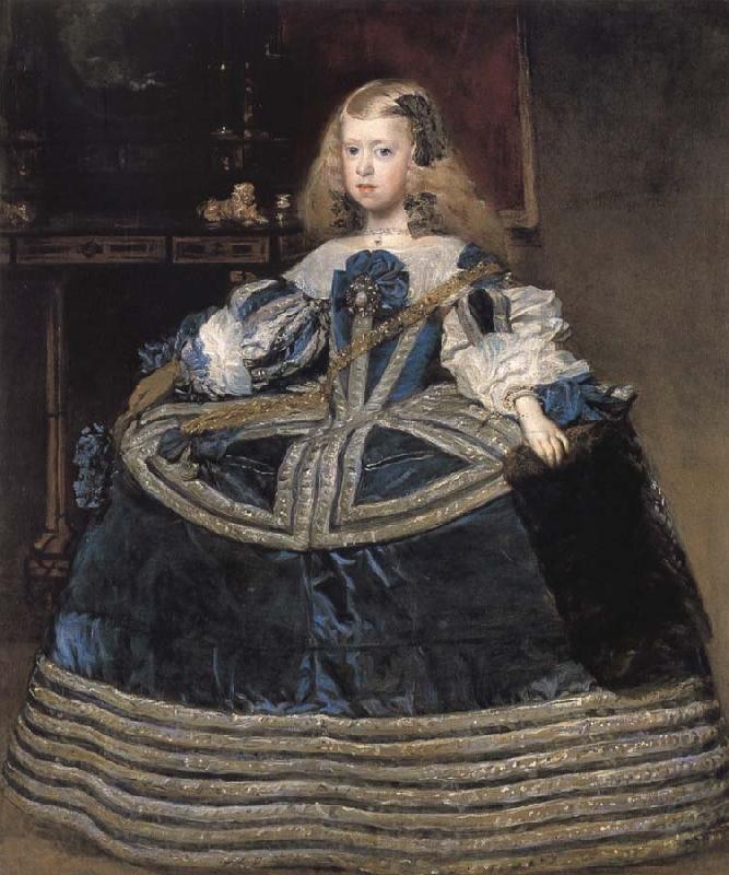 Diego Velazquez Infanta Margarita Teresa in a blue dress Germany oil painting art